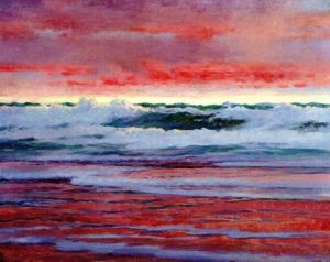 william blair bruce burrascoso tramonto rosso