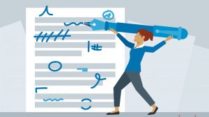 correggere e leggere, composizione autoreferenziale in rima di Daniela&nbsp;Domenici